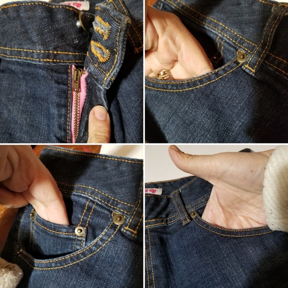 Vintage jeans Dear AB  embroidered back pocket - Picture 7 of 8